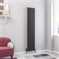 Kelmscott 1800 x 345 Aluminium Radiator Matt Anthracite