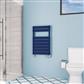Deddington 800 x 500 Towel Rail Matt Cobalt Blue