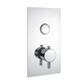 Round Concealed Ther.Single Push But.Shower Valve