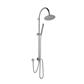 1073mm Tall Breeze Rigid Riser Kit with Shower Handset, Hose & Outlet Elbow - Chrome 